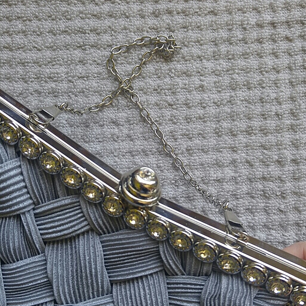 Silver Clutch Purse - Picture 4 of 12